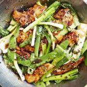 M6 Stir Fried Onion, Spring Onion, Chicken &amp; Veggies葱姜鸡