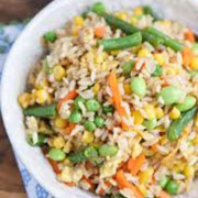 R2    Vegetarian Fried Rice 鲜菜炒饭	