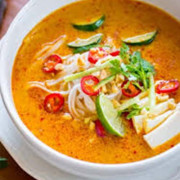 S2    Vegetarian Curry Laska 什菜咖喱辣沙