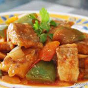 SR15   Barramundi fillet Nyonya sauce 娘惹汁盲槽鱼片