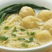 W2 Pork Won Ton Noodles Soup 猪肉云吞汤面