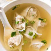 W4 Pork Won Ton Soup 猪肉云吞汤    	